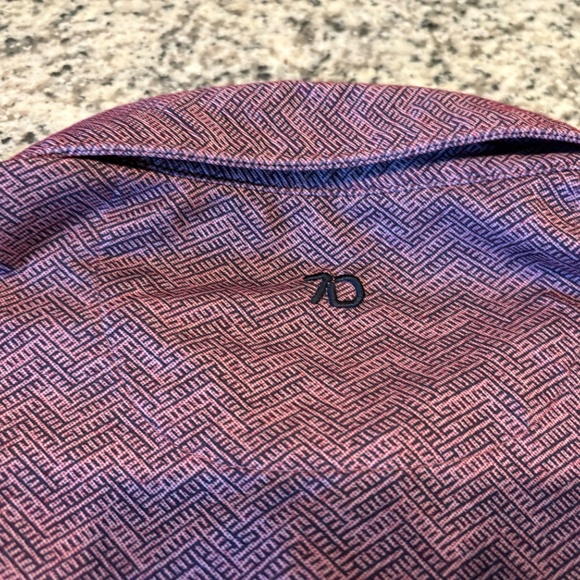 7 Diamonds Tantalum Performance Pima Polo Dusty Rose - Small - Picture 4 of 6